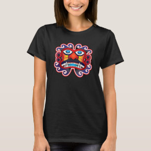 Aztec Mayan Sun God Face T-Shirt