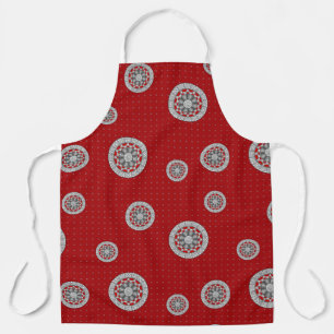 Aztec Meets Alien All-Over Print Apron