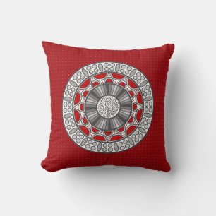 Aztec Meets Alien Pillow