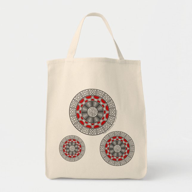 Aztec Meets Alien Tote Bag (Front)