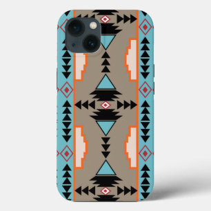 Aztec Mexican Geometric Pattern iPhone 13 Case