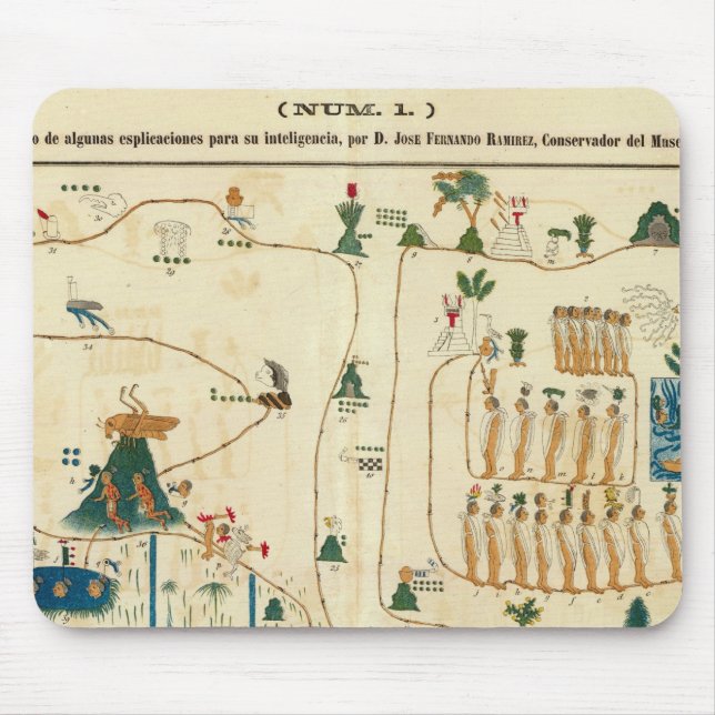 Aztec Mexico Valley 2 Mouse Mat (Front)