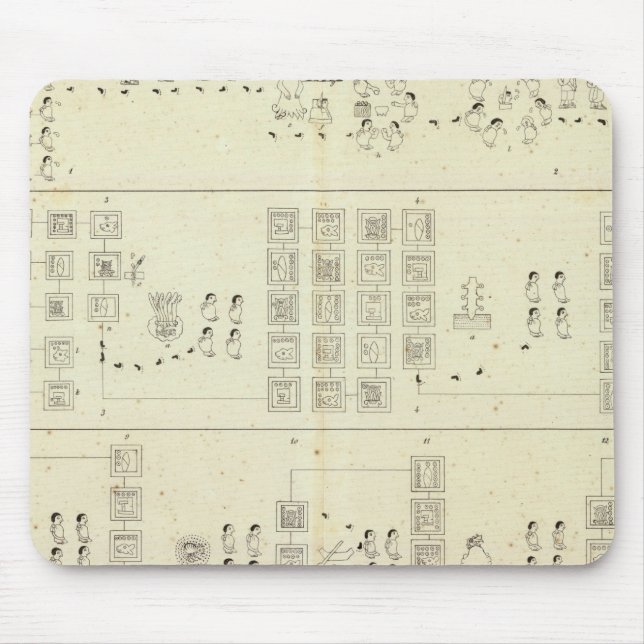 Aztec Mexico Valley Mouse Mat (Front)