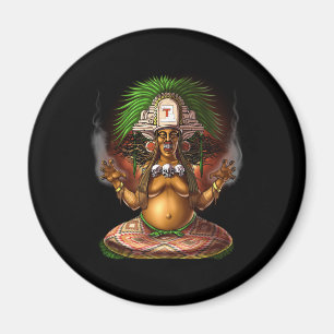 Aztec Mythology Deity Cihuateteo Magnet
