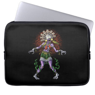 Aztec Mythology Deity Tzitzimitl Laptop Sleeve