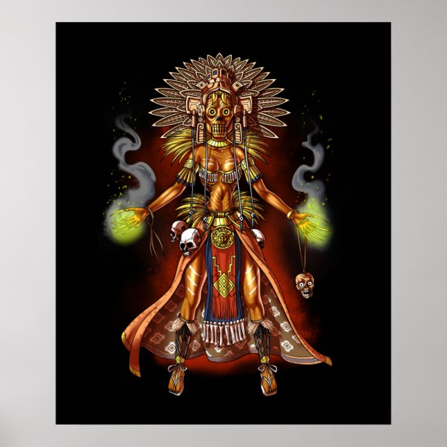 Aztec Mythology God Managua Poster (Front)