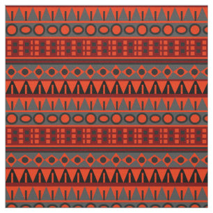 Aztec native pattern fabric