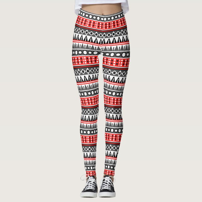 Aztec native pattern leggings (Front)