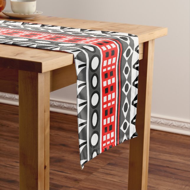 Aztec native pattern short table runner (In Situ)