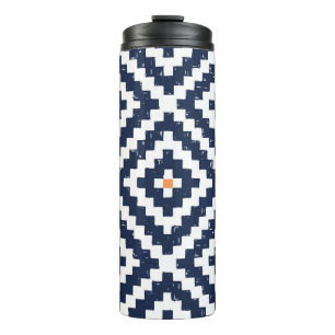 Aztec Navajo Ethnic Seamless Pattern Thermal Tumbler