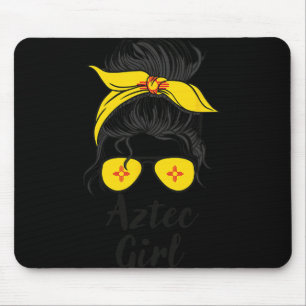 Aztec New Mexico Women Girl Mouse Mat