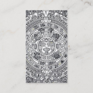 AZTEC OR MEXICA mexican Business Card