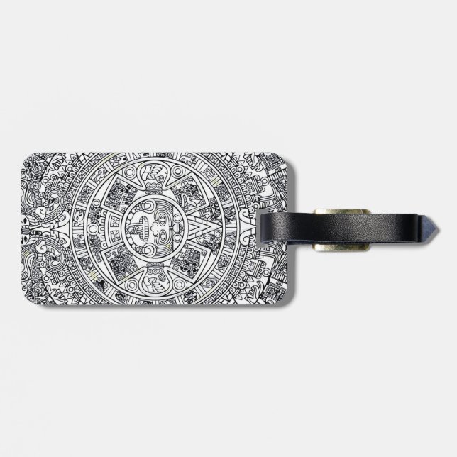 AZTEC OR MEXICA mexican Luggage Tag (Back Horizontal)