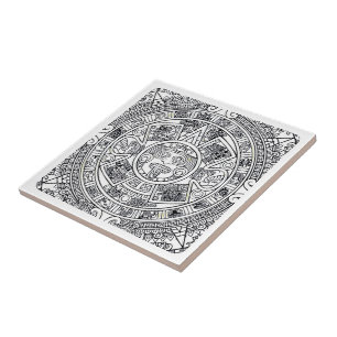 AZTEC OR MEXICA mexican, Tile