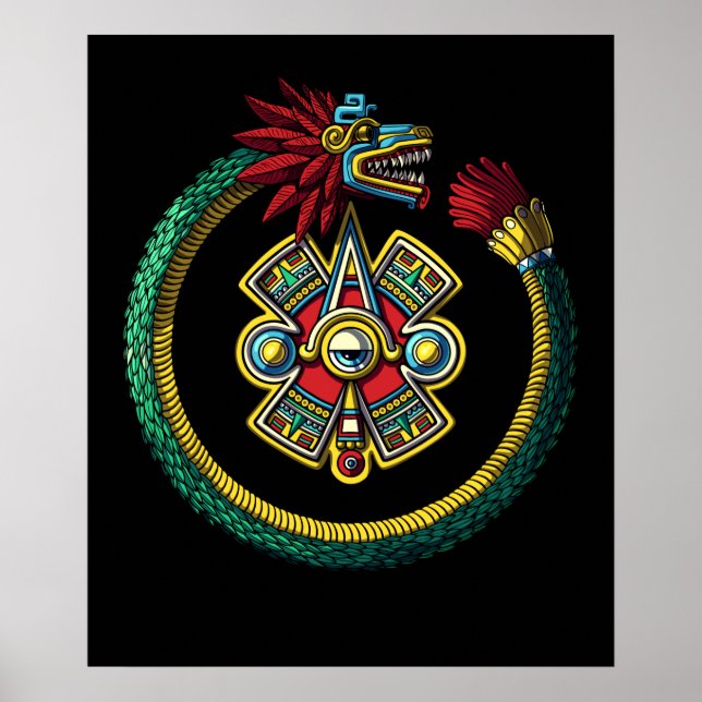 Aztec Ouroboros Poster (Front)