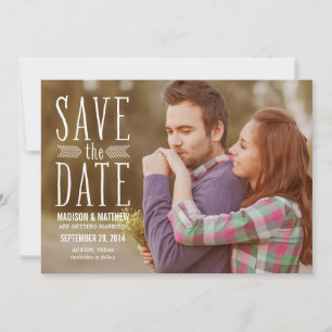 Aztec Overlay 2 Save the Date Announcement