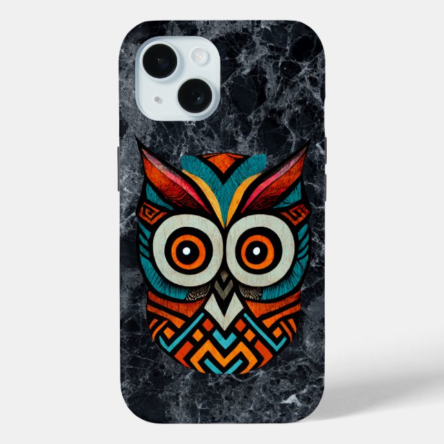 Aztec Owl Case-Mate iPhone Case (Back)