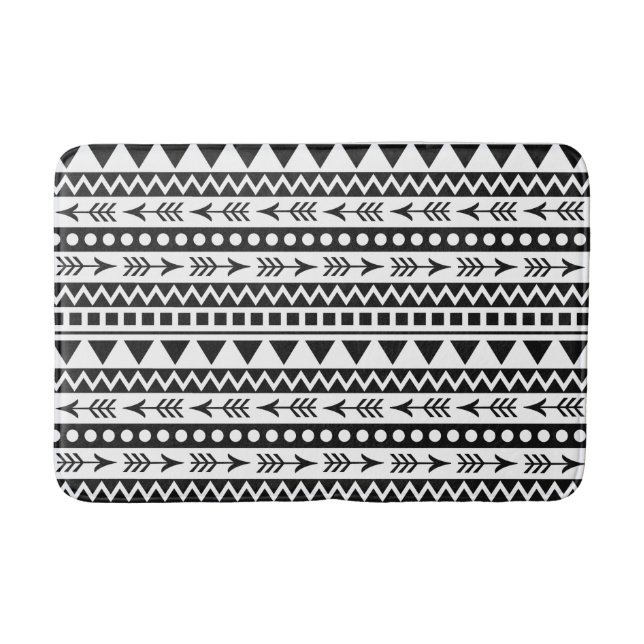 Aztec Pattern bath mat (Front)