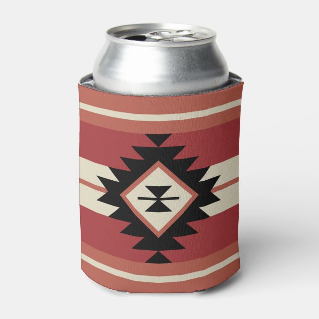 Aztec pattern can cooler (Can Front)