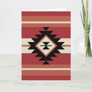 Aztec pattern card