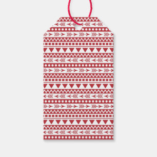 Aztec Pattern custom gift tags
