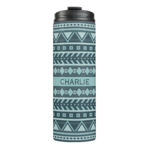 Aztec Pattern custom name tumbler