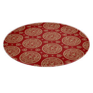 Aztec Pattern Cutting Board