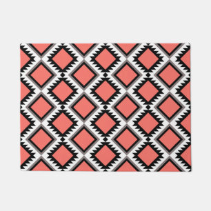Aztec pattern doormat
