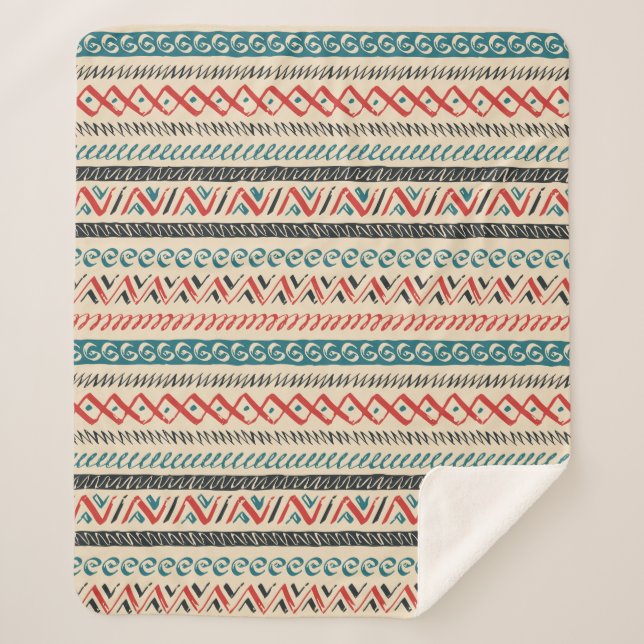 Aztec Pattern fleece blankets (Front)