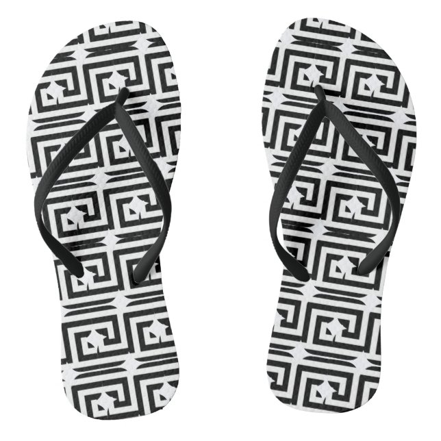 aztec pattern  flip flops (Footbed)