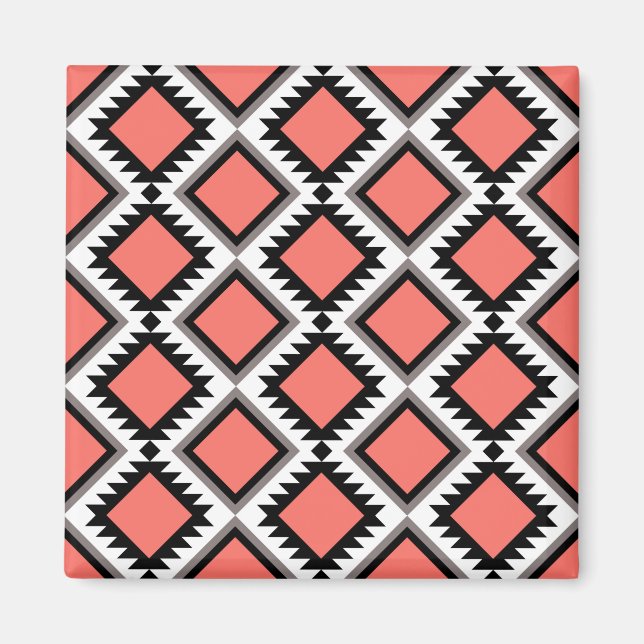 Aztec pattern magnet (Front)
