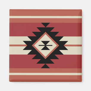 Aztec pattern magnet