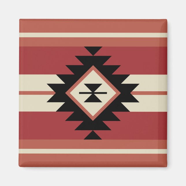 Aztec pattern magnet (Front)