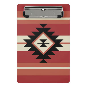 Aztec pattern mini clipboard