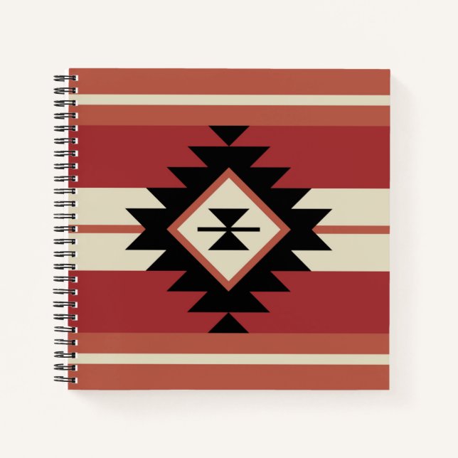 Aztec pattern notebook (Front)