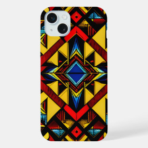 Aztec Pattern One iPhone 15 Plus Case