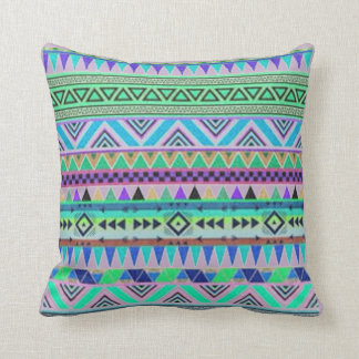 Aztec Pattern polyester throw pillow