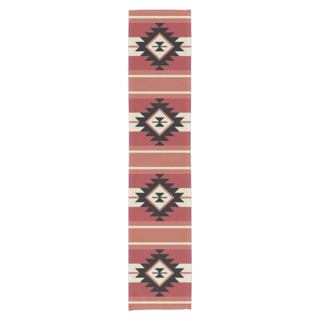 Aztec pattern short table runner (Front)