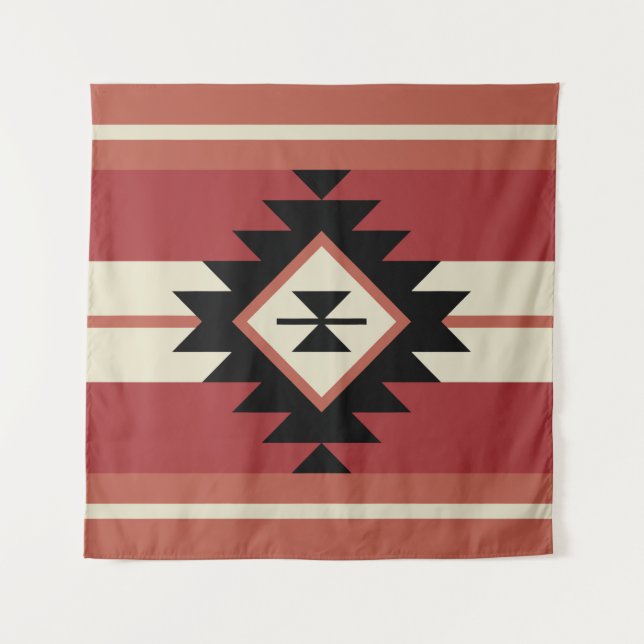 Aztec pattern tapestry (Front)
