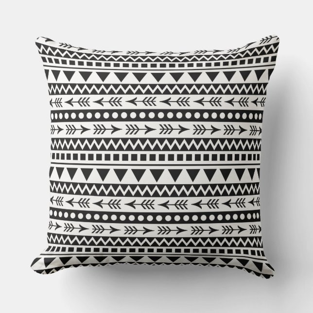 Aztec Pattern throw pillows (Front)