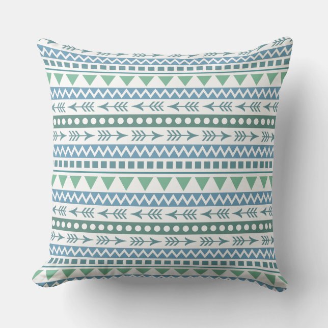 Aztec Pattern throw pillows (Front)