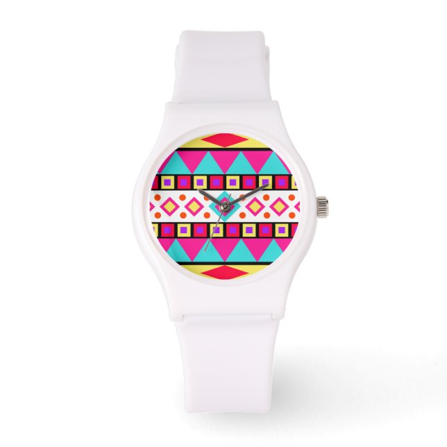 Aztec Pattern Watch for Women (Front)
