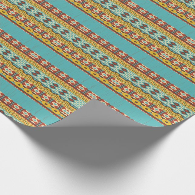 Aztec Pattern Wrapping Paper (Corner)