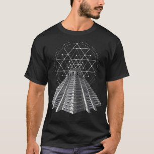 Aztec Pyramid Ancient Mayan Civilisation History M T-Shirt