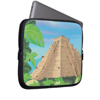 Aztec Pyramid Laptop Sleeve