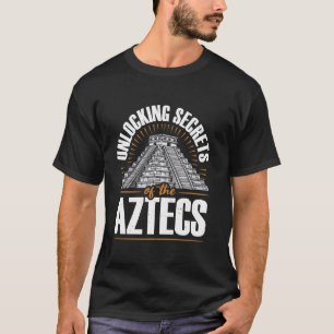 Aztec Pyramid Mayan Indigenous Mexican Aztec Jagua T-Shirt