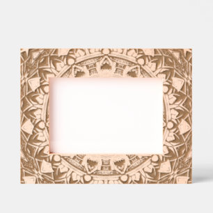 Aztec Relic Etched Wooden Frame