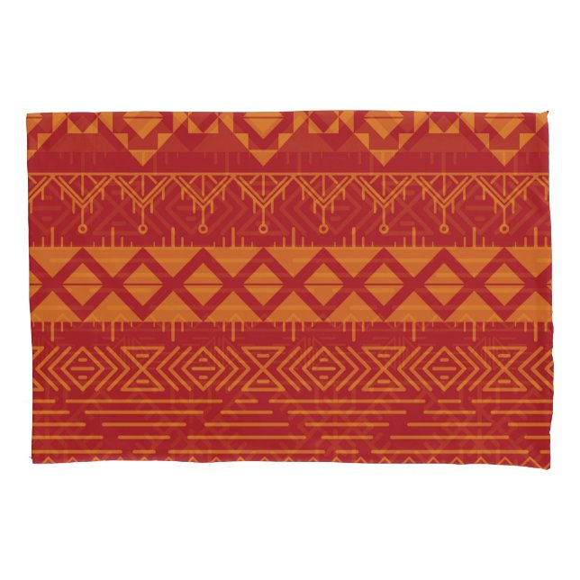 Aztec Retro: Vintage Pattern Design. Pillowcase (Front)