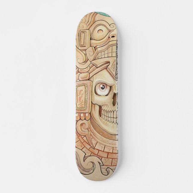 aztec rock skateboard (Front)