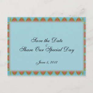 Aztec Save the Date Postcard